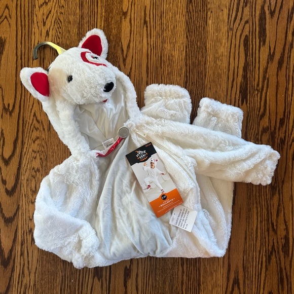 Toddler Hyde & EEK Target BULLSEYE Dog Halloween Costume Jumpsuit Size 2T-3T NWT - Picture 3 of 3